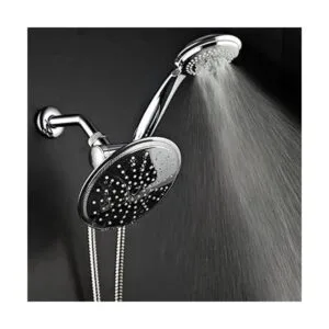 DreamSpa Cabezal de ducha de lluvia de 3 vías y 8