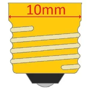 CEC Industries 245 Bombilla en miniatura 246 V 123 W_2