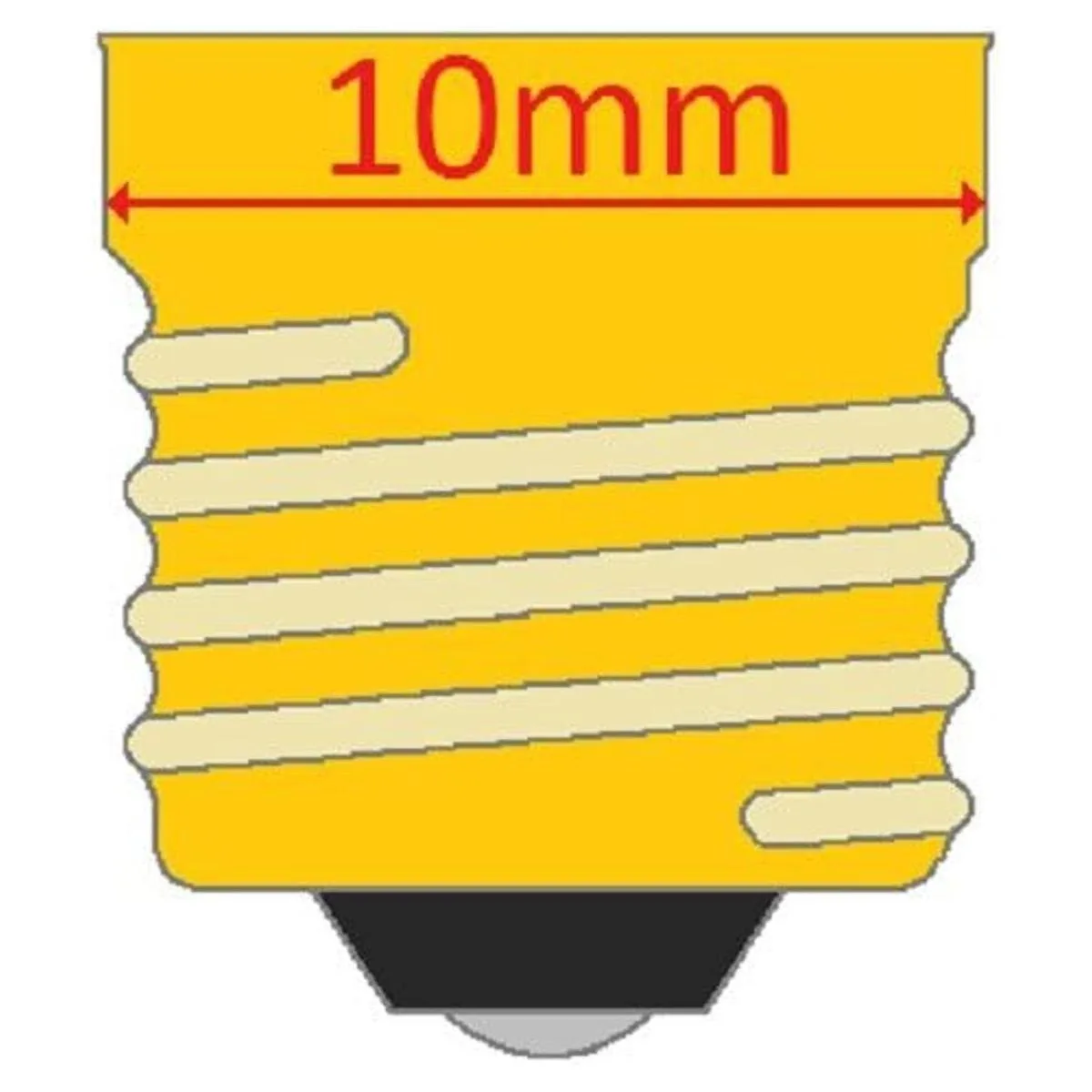 CEC Industries 245 Bombilla en miniatura 246 V 123 W_2
