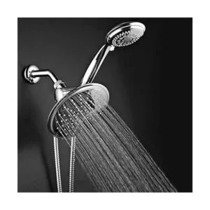 DreamSpa Cabezal de ducha de lluvia de 3 vías y 8