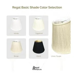 Royal Designs BS72912EG Pantalla básica plisada lateral