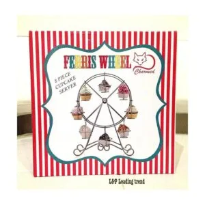 Soporte para cupcakes de rueda de la noria encantada para_2