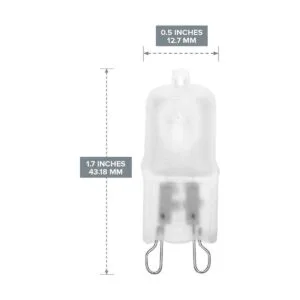 Paquete de 10 lentes esmeriladas Q25G9FR120 V G9 JCD 25_3