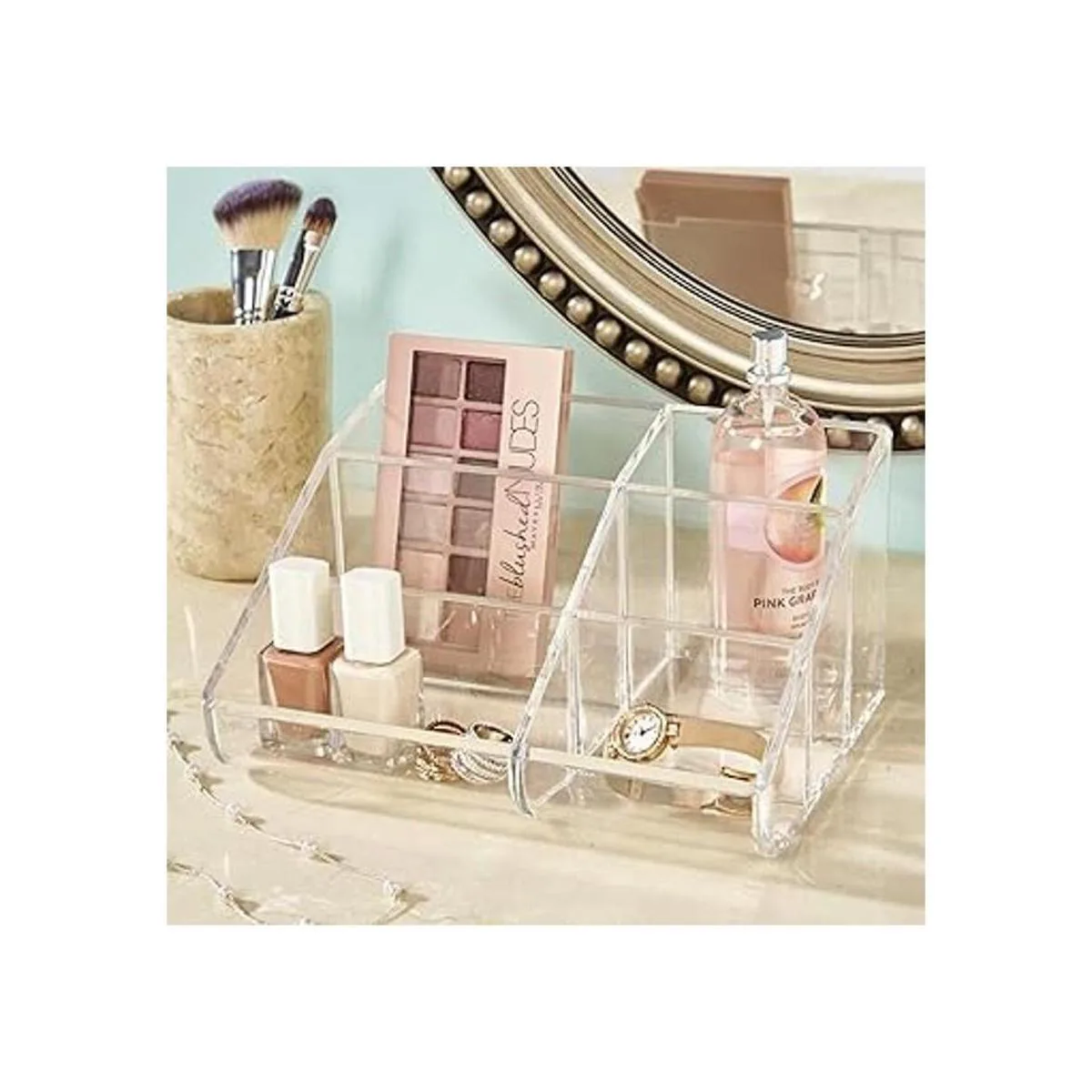 Organizador plástico transparente de calidad premium para