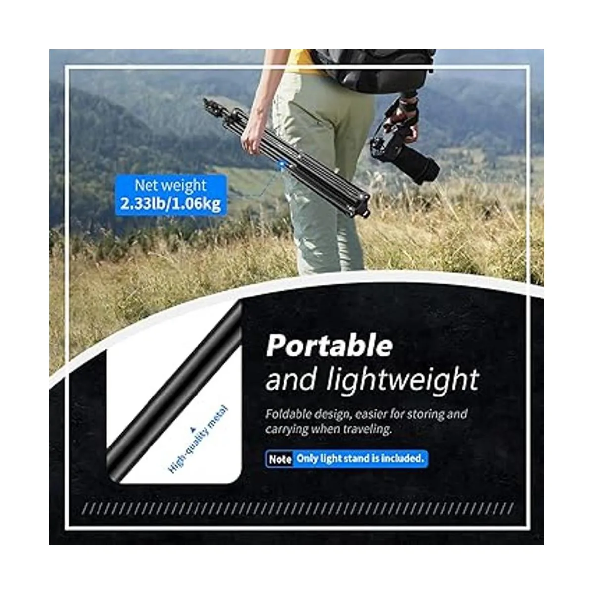 Neewer Soporte de luz 756 pies para reflectores_6