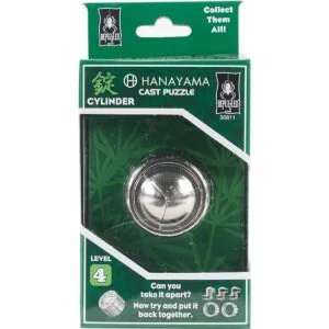 Hanayama rompecabezas cilindro de metal fundido nivel 4._1