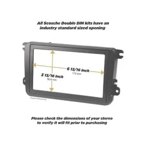 Scosche ISO de montaje lateral para 2013up Toyota RAV4_3