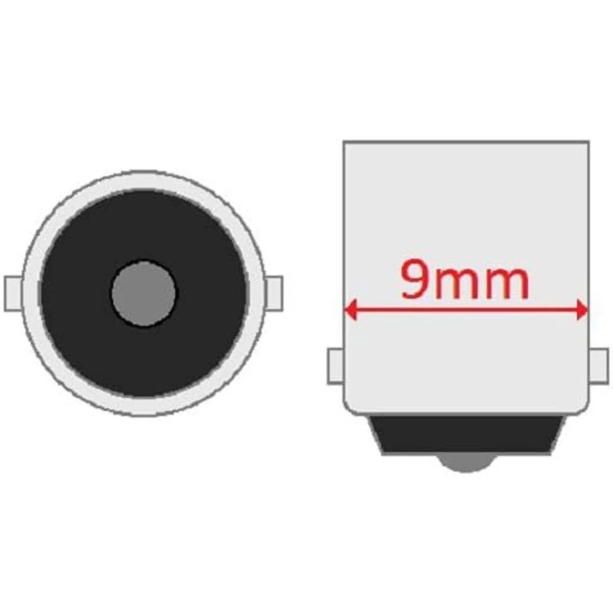 CEC Industries 1818 Bombillas 24 V 408 W base BA9s_2