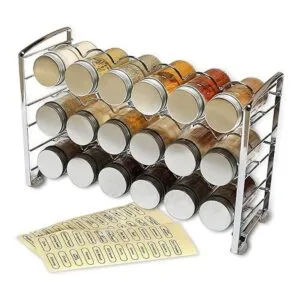 Estante para especias soporte con 18 botellas y 48_2