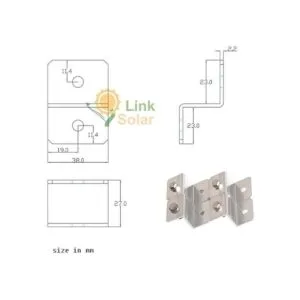 Kit de soportes de montaje en Z para paneles solares para_2