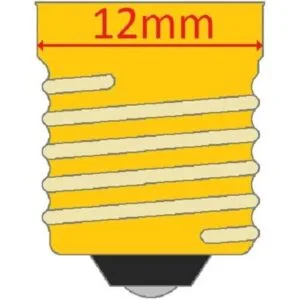 CEC Industries 6S6 Bombillas de 130 V 130 V 6 W base_2