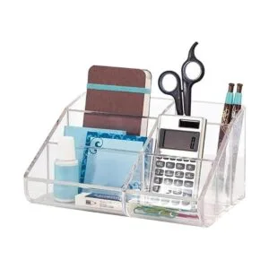 Organizador plástico transparente de calidad premium para