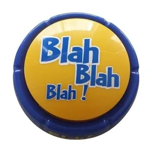 Botón Blah Incluye 12 frases Blah hilarantes_3