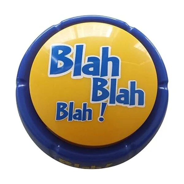 Botón Blah Incluye 12 frases Blah hilarantes_3