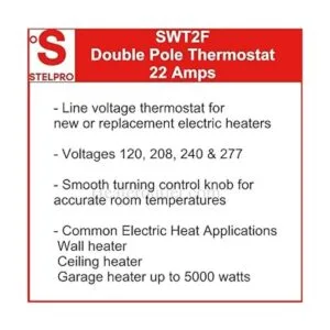 Stelpro SWT1F 1964 X 22932 X 43764 Color blanco