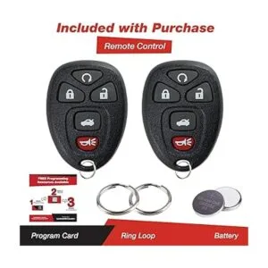 Llavero de repuesto 5 botones entrada con control_2