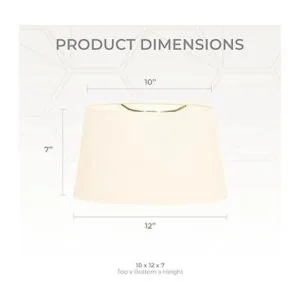 Royal Designs Inc. HB61112EG Pantalla de lámpara ovalada_3