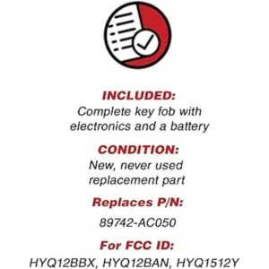 2 keylessoption Replacement Keyless Entry Remote Control_3