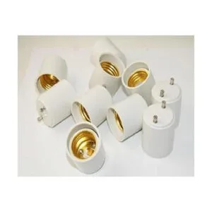 Rextin Adaptador de lámpara LED GU24 a E26E27 10 unidades