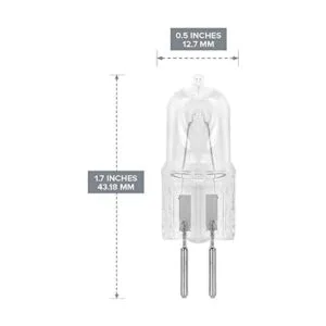 Paquete de 10 bombillas halógenas transparentes regulables