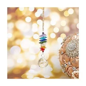 HD Atrapasueños con cristales de 30mm para regalo_2