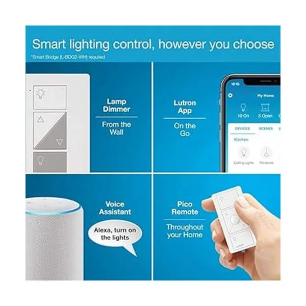 Lutron Caséta Lámpara de iluminación inteligente_4