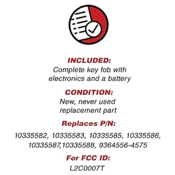 2 repuestos de apertura con control remoto KeylessOption_3