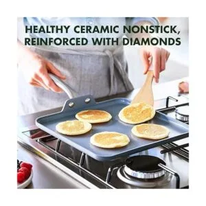 GreenPan Lima Sartén antiadherente de cerámica anodizada_2