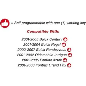 2 repuestos de apertura con control remoto KeylessOption_4
