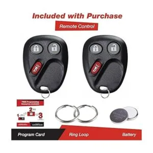 Repuestos de control remoto de 3 botones para entrar al_2