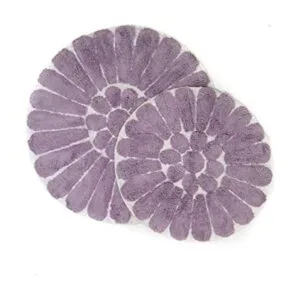 Chesapeake Juego de 2 alfombras de baño redondas color_1