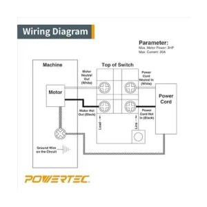 POWERTEC 71007 apagador de 110220 V