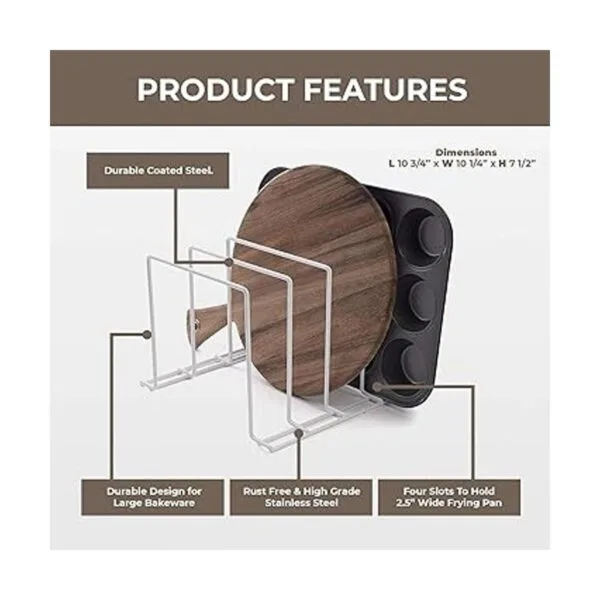 Stock Your Home Organizador grande de utensilios para_3
