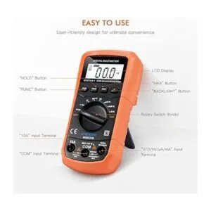 Multímetro digital con autorango Crenova MS8233D_2