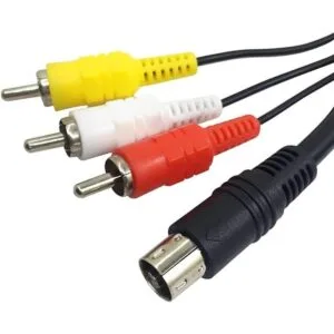 AFUNTA Cable AV estándar de 6 pies Cable de conexión RCA_5