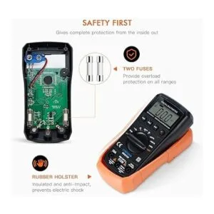 Multímetro digital con autorango Crenova MS8233D_4