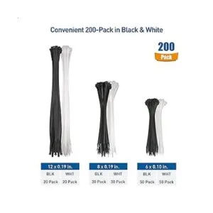 Cable Matters Paquete de 200 bridas de nailon_2