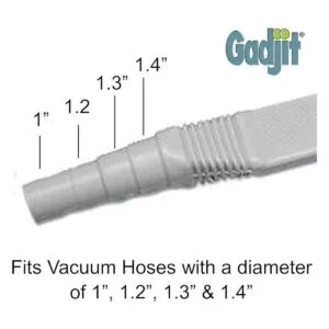 Gadjit Accesorio extensible plano para aspiradora 36