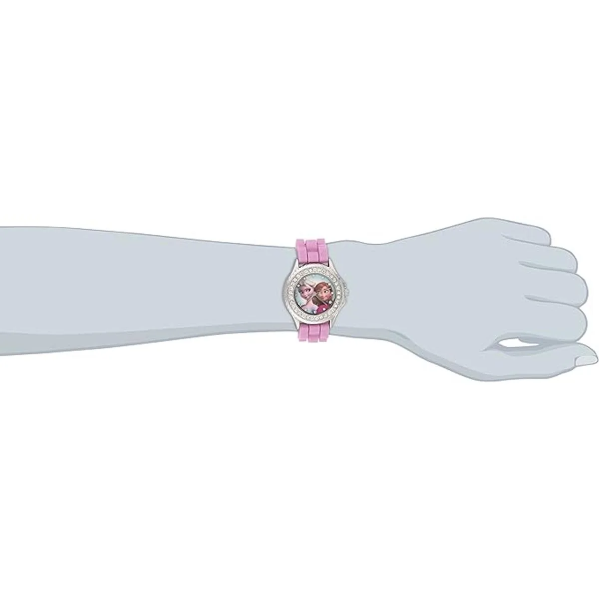 Disney FZN3554 Frozen Anna and Elsa Reloj con diamantes_2