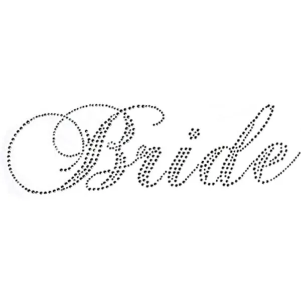 Classic novia claro rhinestone Hierro de transferencia_1