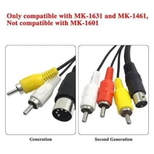 AFUNTA Cable AV estándar de 6 pies Cable de conexión RCA_2