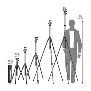 MACTREM Trípode de cámara de 80 pulgadas trípode DSLR_3