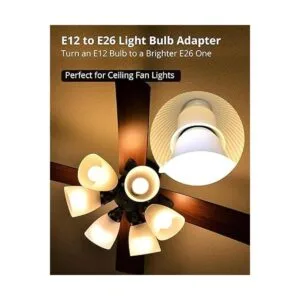 JACKYLED E12 a E26 E27 Enchufe de luz para candelabro_2