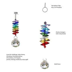 HD Atrapasueños con cristales de 30mm para regalo_6