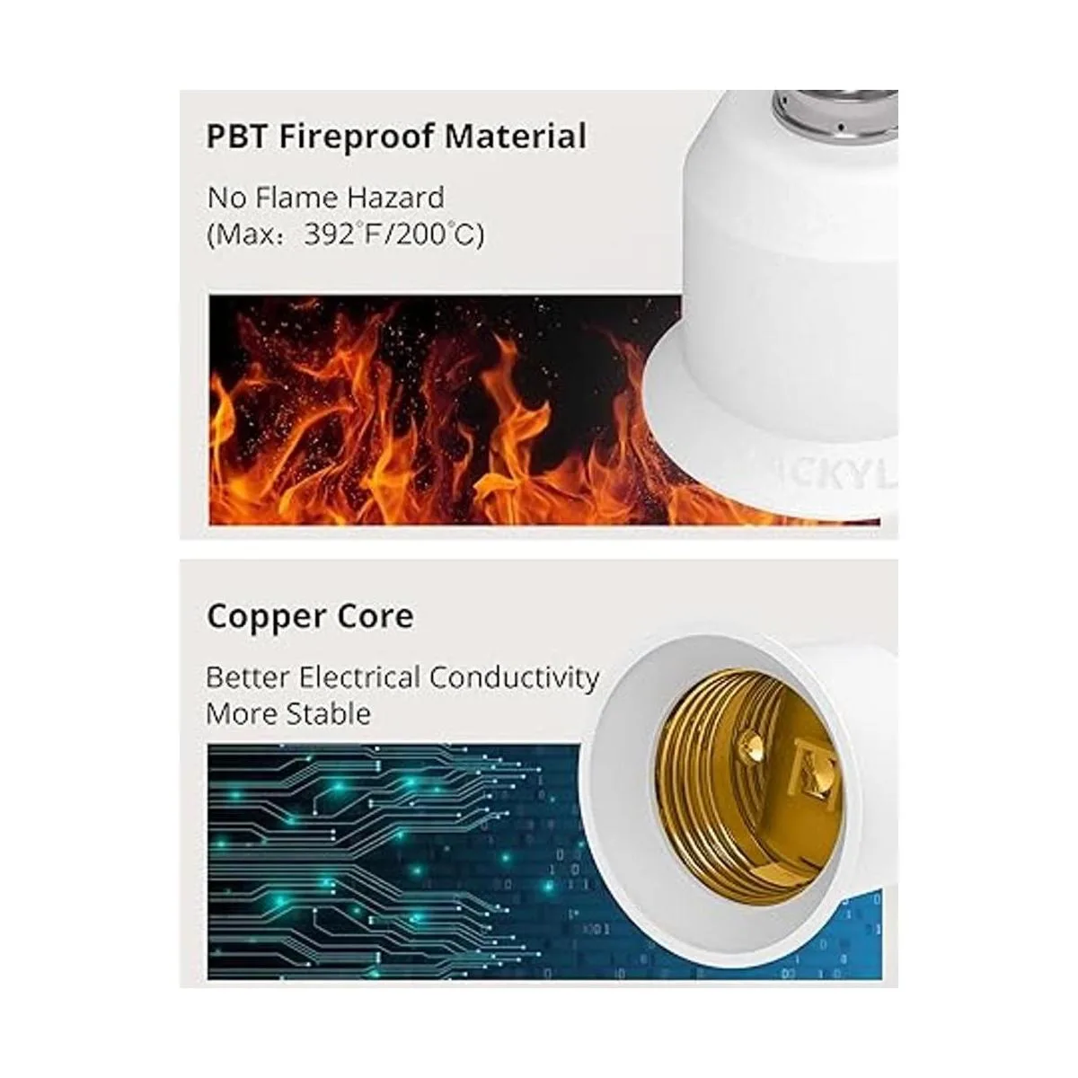 JACKYLED E12 a E26 E27 Enchufe de luz para candelabro_4