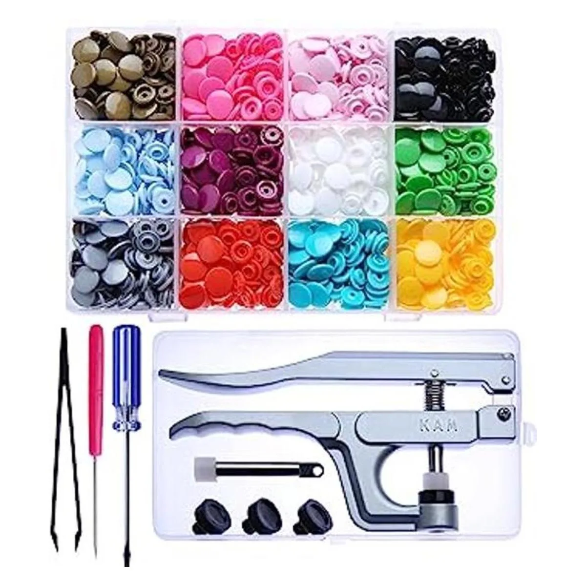 Kit original de cierres de presión KAM 360 piezas_1