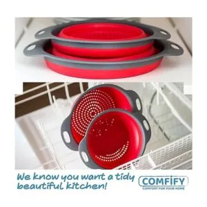 Juego de Colador juego de 2 coladores plegables filtros_4