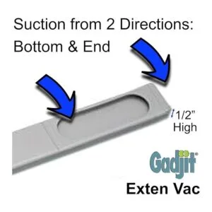 Gadjit Accesorio extensible plano para aspiradora 36