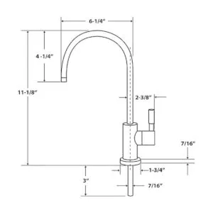 APEC Llave para cocina de diseño FAUCETCDCP_4