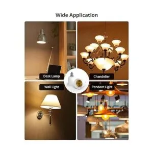 JACKYLED E12 a E26 E27 Enchufe de luz para candelabro_6